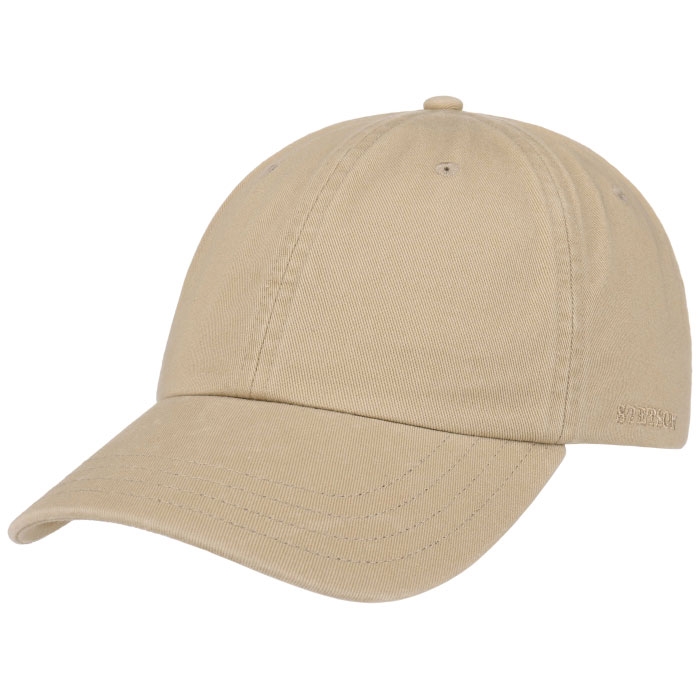 Stetson Baseball Cap UPF 40+, sand - Baseball cap, kasket