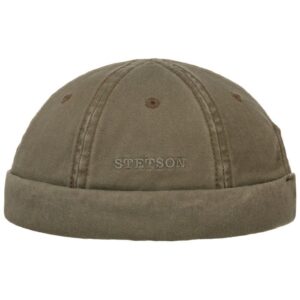 Stetson Docker Cotton UPF40+, brown-M - Sixpence