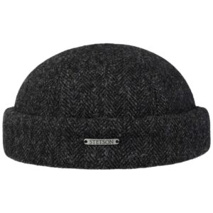Stetson Docker Herringbone wool, mørkegrå-2XL - Hue