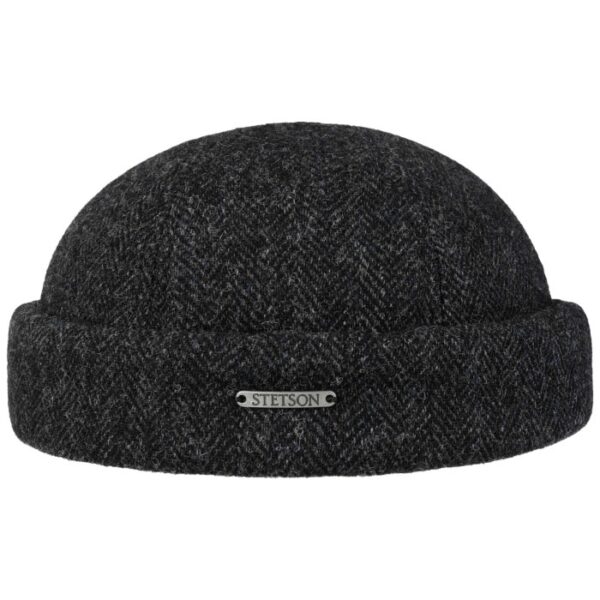 Stetson Docker Herringbone wool, mørkegrå-2XL - Hue