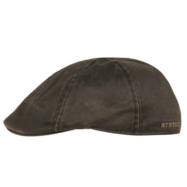 Stetson Duck Canvas Cap UPF40+, mørkebrun-L - Sixpence