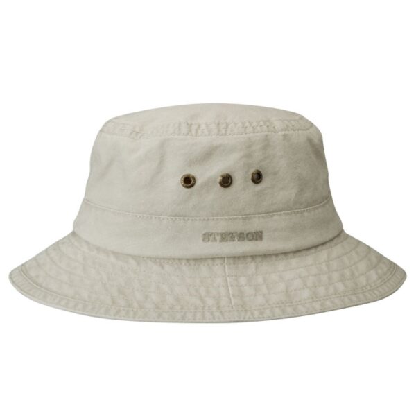 Stetson Grønet Delave Organic Cotton UPF40+, Beige-2XL - Hat