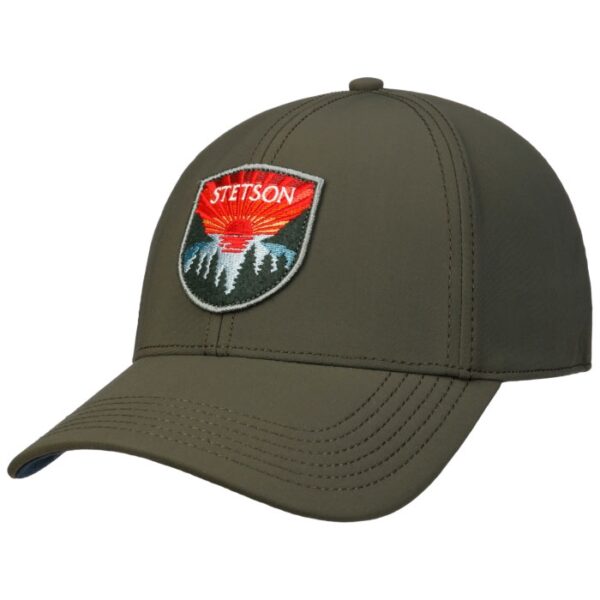 Stetson Sunset Windproof cap UPF40+, Grønngrøn - Baseball cap, kasket