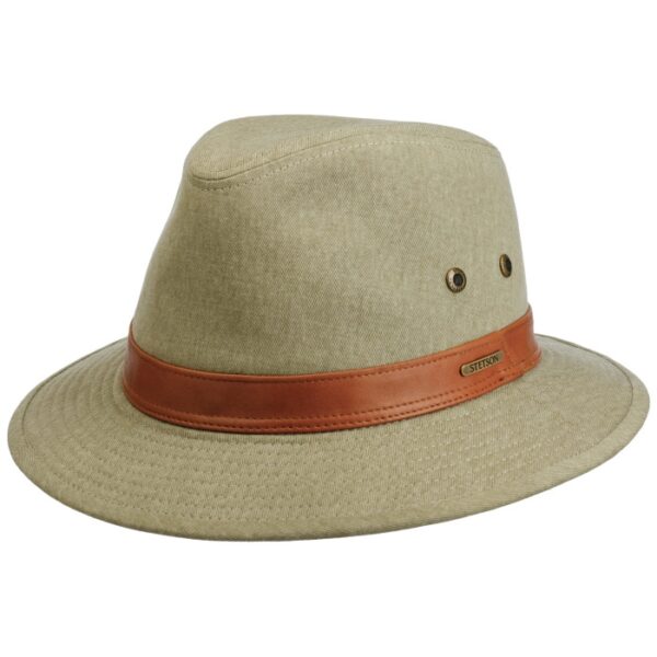 Stetson Traveller Cotton hat UPF40+, Grøn-2XL - Hat