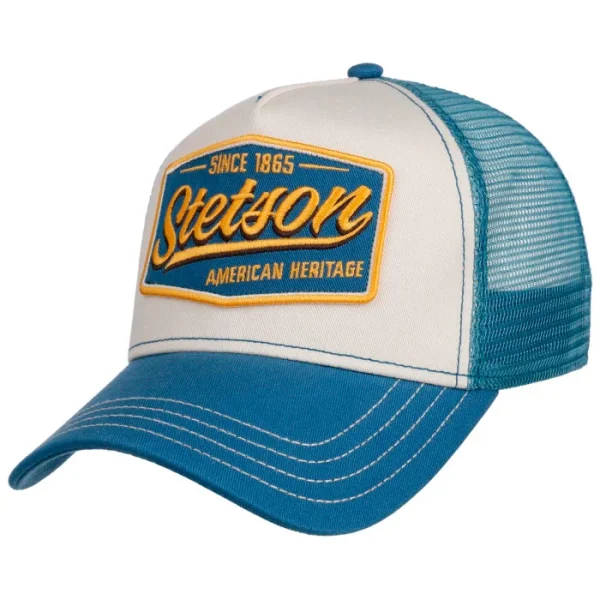 Stetson Trucker Cap American Heritage 1865, Blå - Baseball cap, kasket