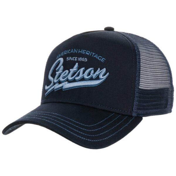 Stetson Trucker Cap American Heritage, Mørkeblå - Baseball cap, kasket