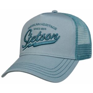 Stetson Trucker Cap American Heritage, lyseblå - Baseball cap, kasket