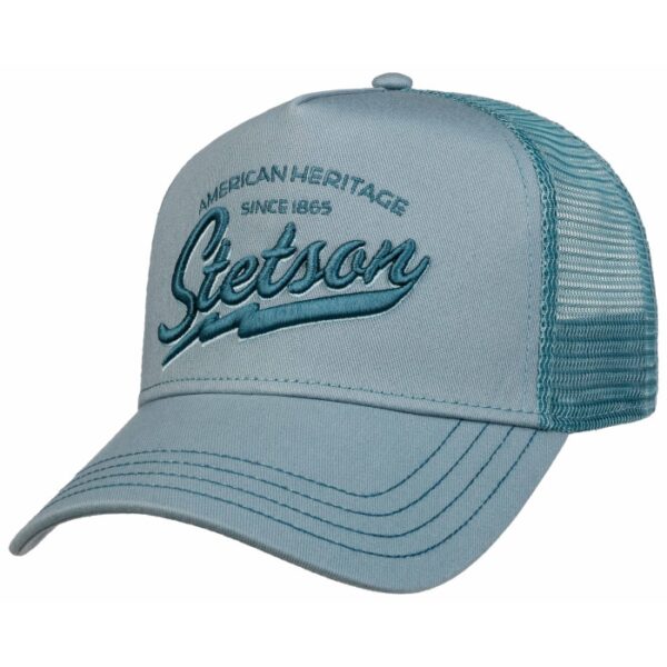 Stetson Trucker Cap American Heritage, lyseblå - Baseball cap, kasket