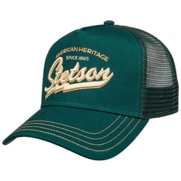 Stetson Trucker Cap American Heritage, petrol Grøn - Baseball cap, kasket