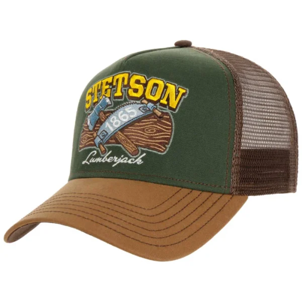 Stetson Trucker Cap Lumberjack, grøn - Baseball cap, kasket