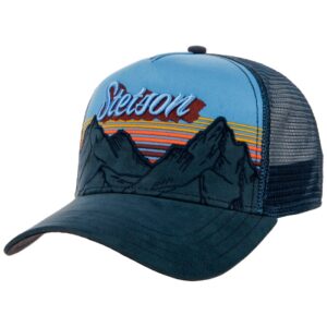 Stetson Trucker Cap Mountains, blue - Baseball cap, kasket