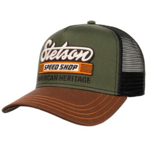 Stetson Trucker Cap Speed Shop m/, grøn - Baseball cap, kasket