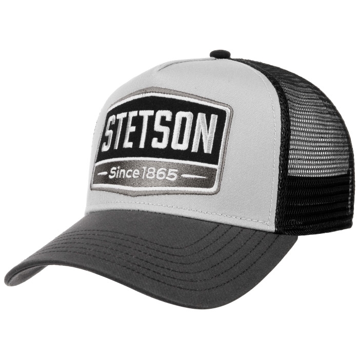 Stetson Trucker Cap "Stetson since 1865", black - Baseball cap, kasket