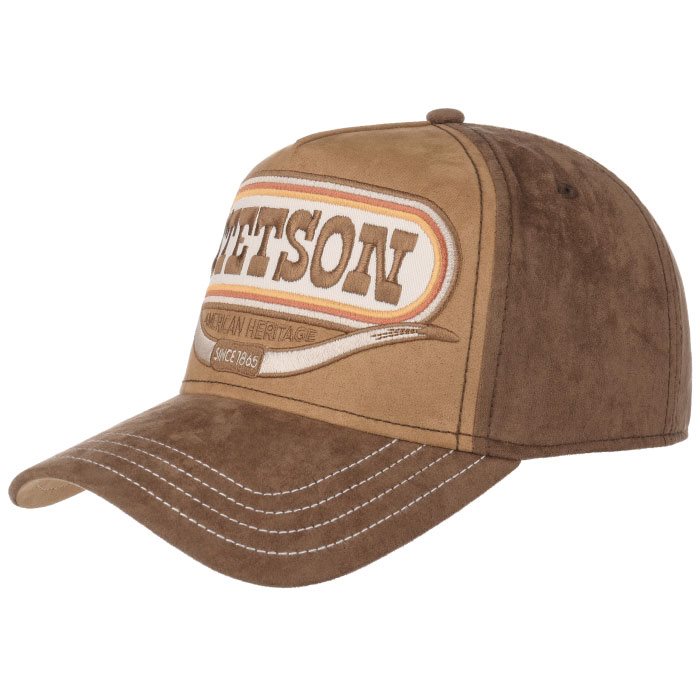 Stetson Trucker cap Buffalo Horn, brun - Baseball cap, kasket