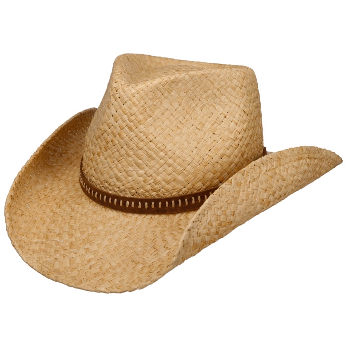 Stetson Western Raffia Cowboy stråhat-M - Hat