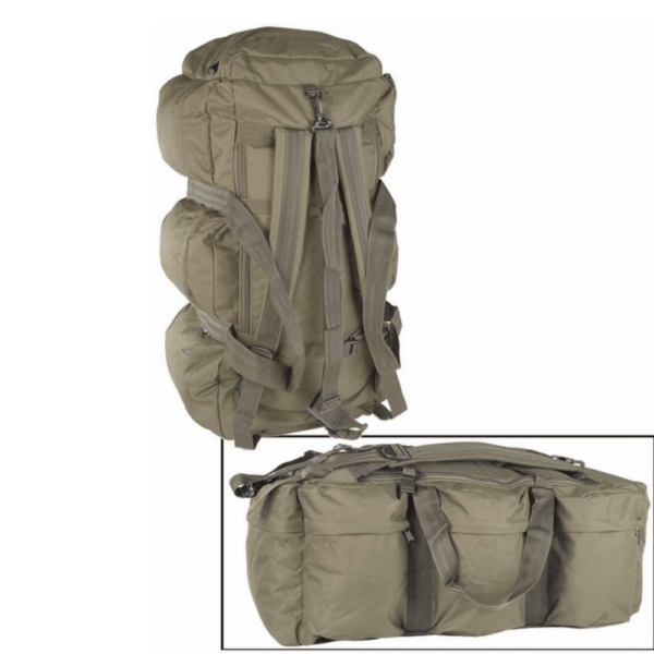 Stor rejsetaske | COMBAT DUFFLE BAG TAP 98 LITER - Mil-Tec - Grøn