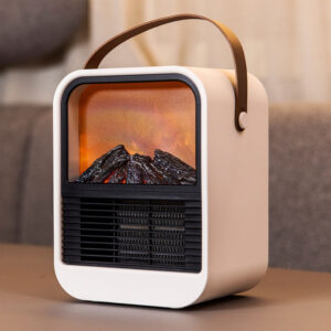 Sunnyflame keramisk varmeblæser med flammeeffekt