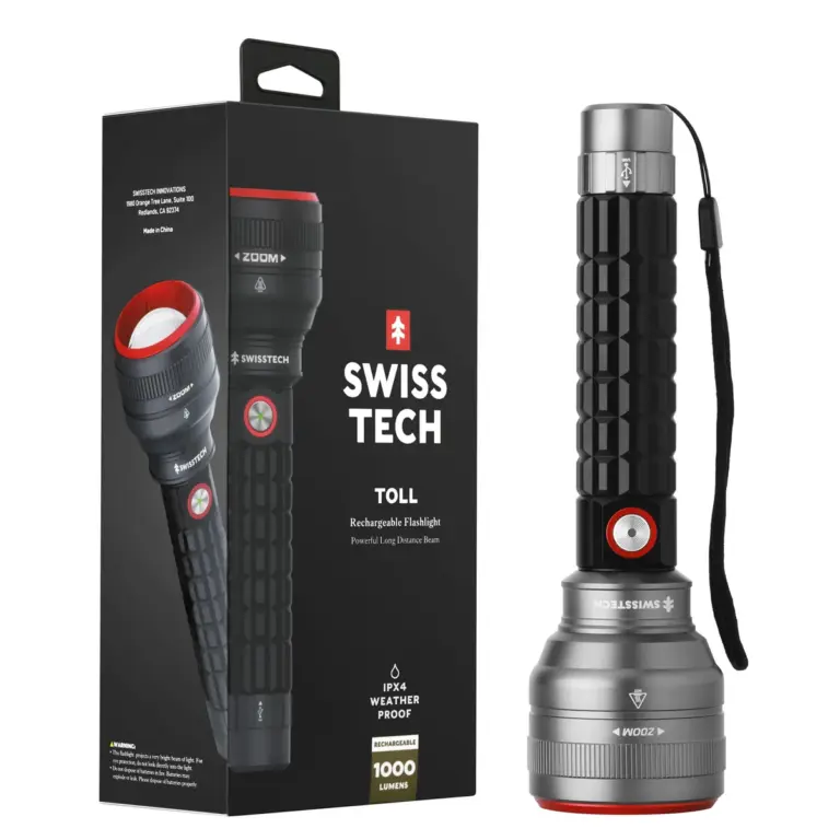 SwissTech Toll Lommelygte 1000 lumen / 1 km rækkevidde