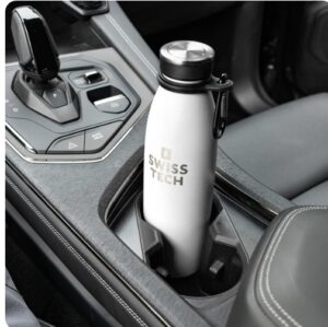 Swisstech drikkeflaske 500 ml m/karabinhage-Hvid