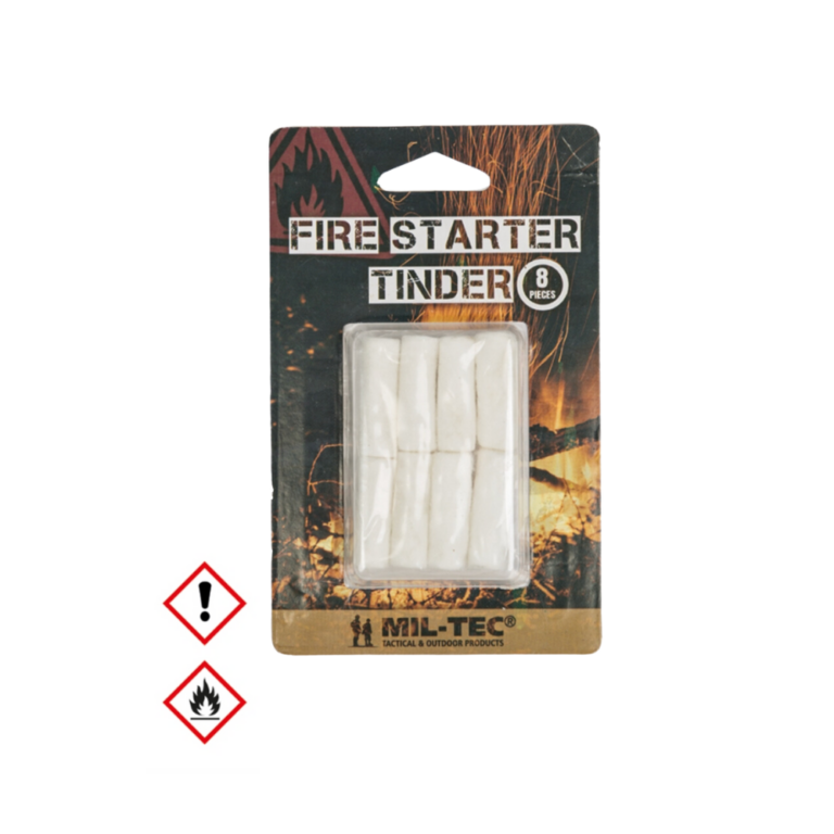Tændbriketter til bål - Fire Starter Tinder - 8 stk - Mil-Tec