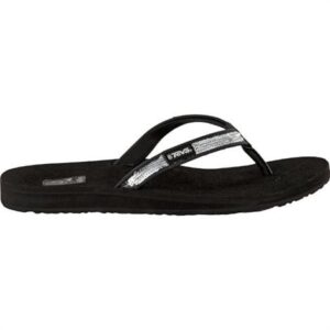 Teva Contoured Ribbon Mush Paparazzi Dame, Silver