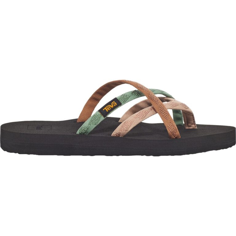 Teva Olowahu Sandal Dame EU 37 Sort/Grøn Klip-klappere