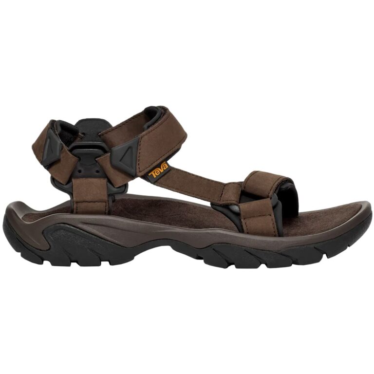 Teva Terra Fi 5 Universal Leather Sandal Herre EU 48Â½ Brun Sandaler