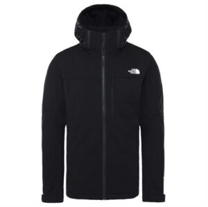 The North Face Mens Diablo Softshell Detachable Hood, Black / Black
