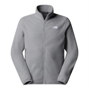 The North Face Mens Glacier Fleece Jacket, Mid Grey Heather