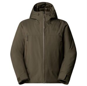 The North Face Mens MTN Range Down Hooded Jacket, New Taupe Green