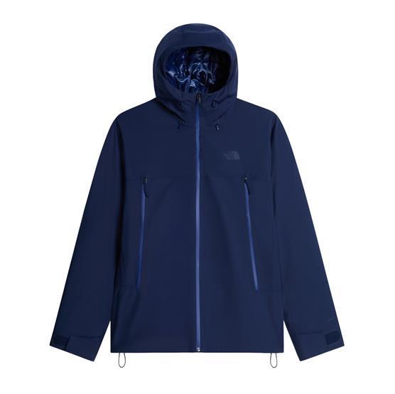 The North Face Mens MTN Range Down Hooded Jacket, Summit Navy