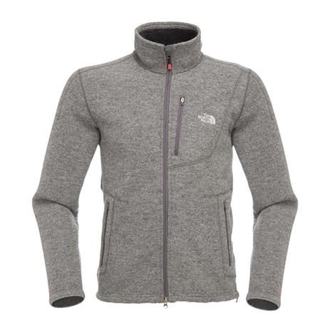 The North Face Mens Zermatt Full Zip, Heather Grey