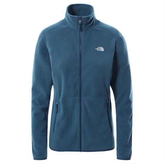 The North Face Womens 100 Glacier Full Zip, Monterey Blue