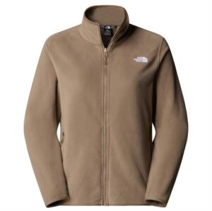 The North Face Womens Glacier Fleece Jacket, Mocha Brown