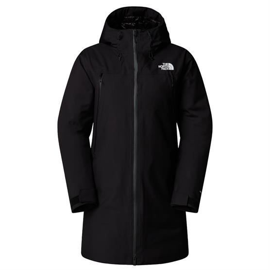 The North Face Womens MTN Range Down Parka, Black / Black