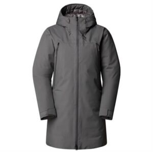 The North Face Womens MTN Range Down Parka, Smoked Pearl