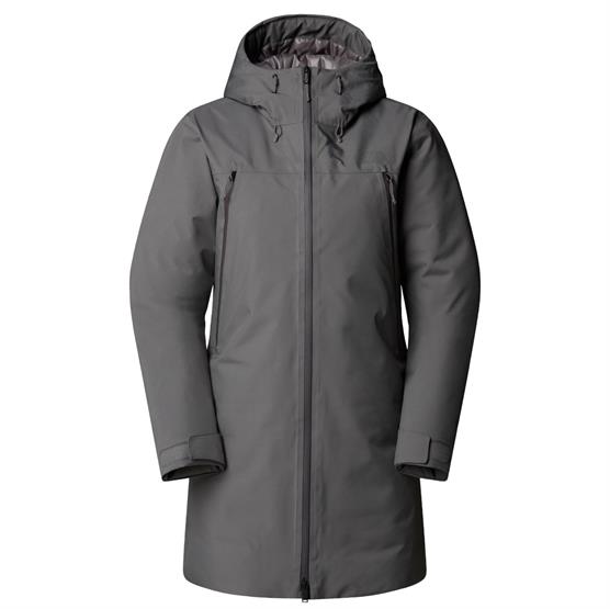 The North Face Womens MTN Range Down Parka, Smoked Pearl