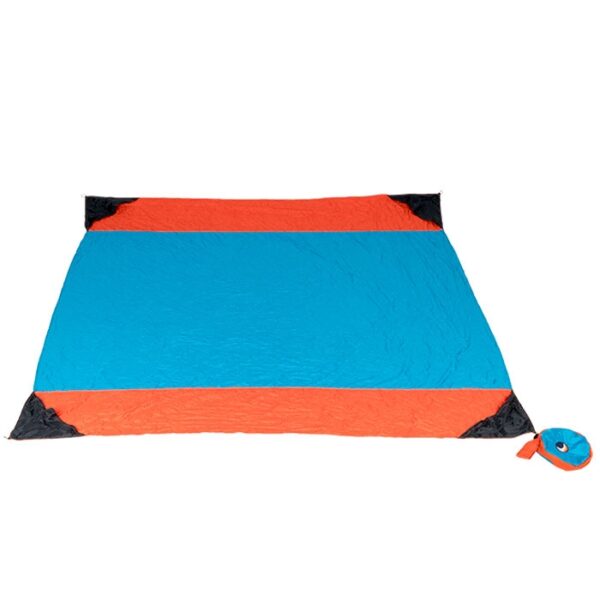 Ticket To The Moon Beach Blanket, aqua/Orange - Andet friluftsgrej