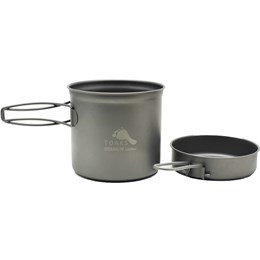 Toaks Titanium 1100 ml Pot with Pan Gryder