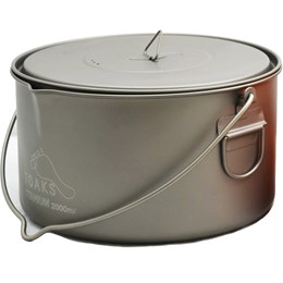 Toaks Titanium 2000 ml Pot with Bail Handle Gryder
