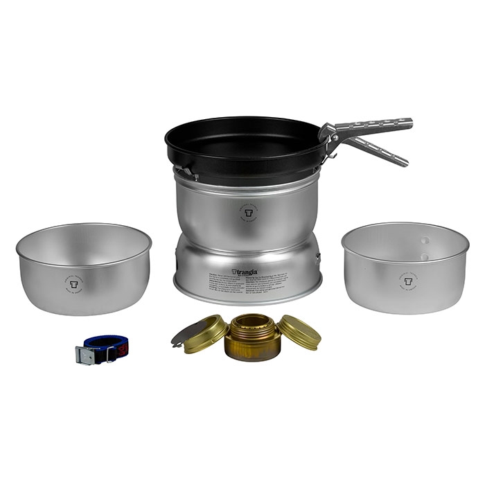 Trangia stormkøkken 25-3 UL Alu/Nonstik til sprit, 3-4 pers. - Madlaving