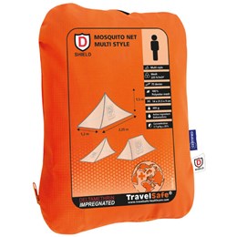 TravelSafe Mosquito Net Multi Style - imprægneret, 1 Pers. Myggenet & anti-insekt
