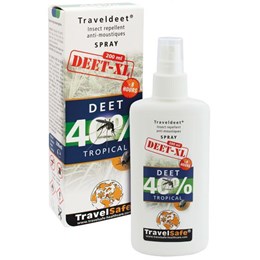 TravelSafe TravelDEET 40% XL,Â 200 ml Myggespray Myggenet & anti-insekt