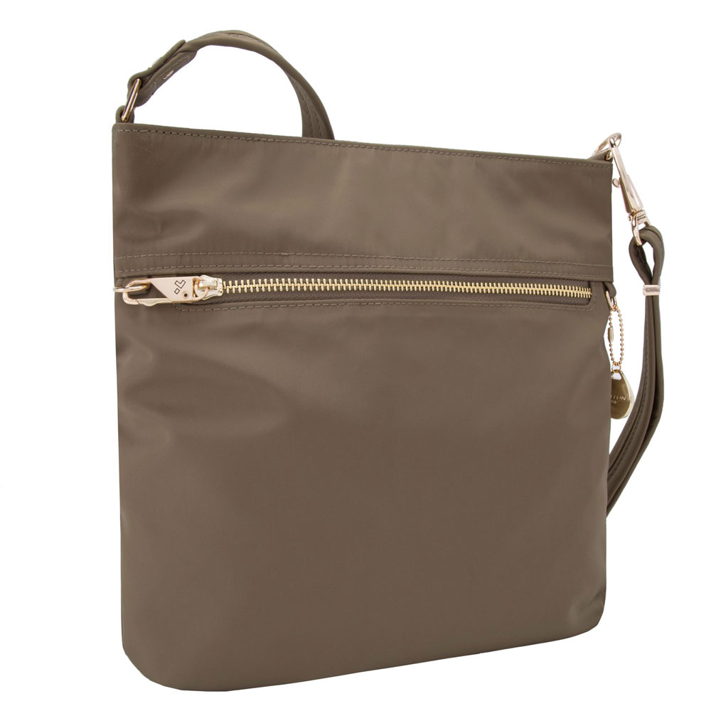 Travelon sikker og stilfuld skuldertaske