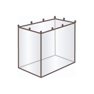 Travelsafe Box Model mprægneret myggenet, 1-person - Andet friluftsgrej