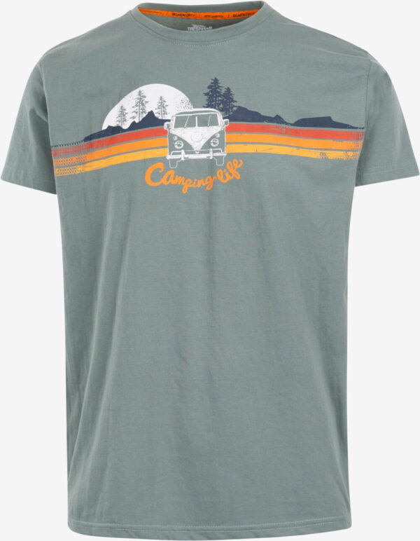 Trespass - Cromer Graphic camping life t-shirt (Blå) - S