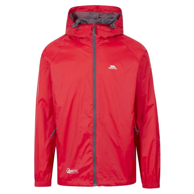 Trespass Qikpac Regnjakke Red XS