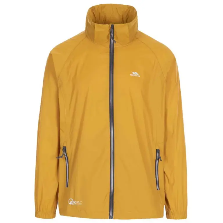 Trespass Qikpac Regnjakke Yellow M