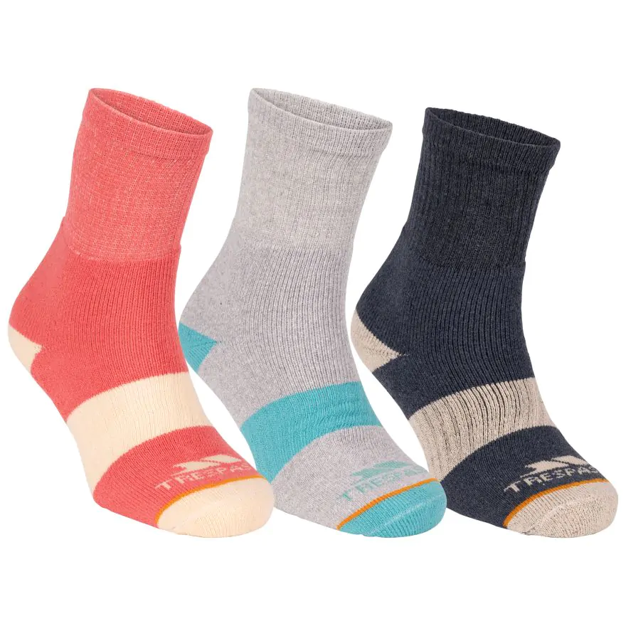 Trespass Wendall Trekking Strømper 5pk 36 - 39