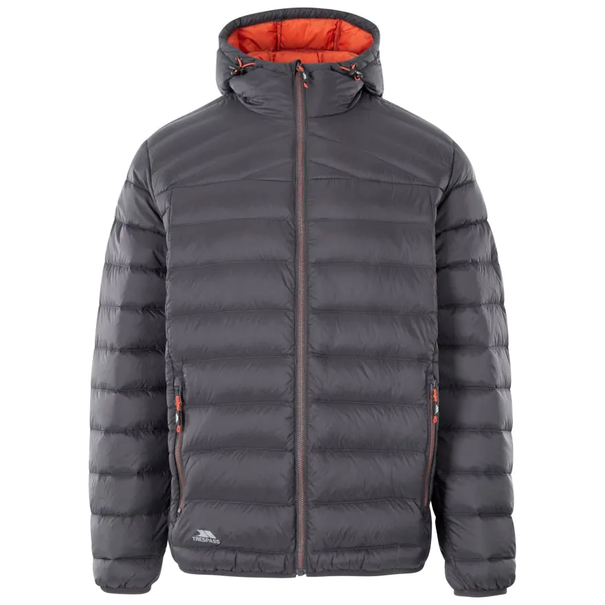 Trespass Whitman Dunjakke Dark Grey/Burnt Orange M